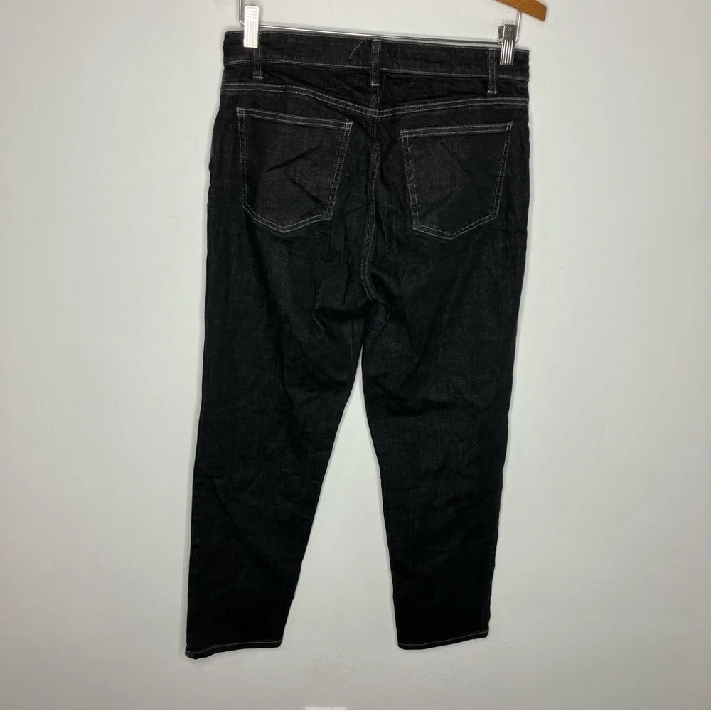 Eileen Fisher black‎ straight Jeans size 6